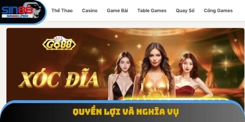 Quyền lợi và nghĩa vụ Quyền lợi và nghĩa vụ