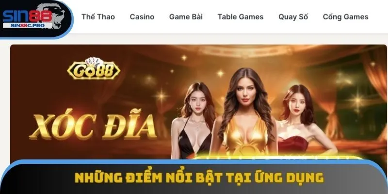 Những điểm nổi bật tại ứng dụng Những điểm nổi bật tại ứng dụng